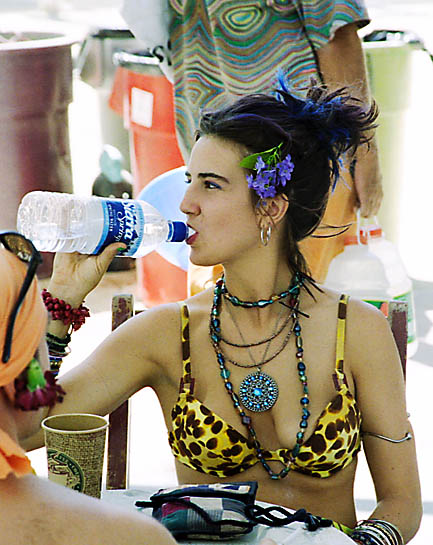 Girl drinking