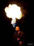 Blowing mushrooms