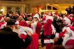 Santas in Grand Central